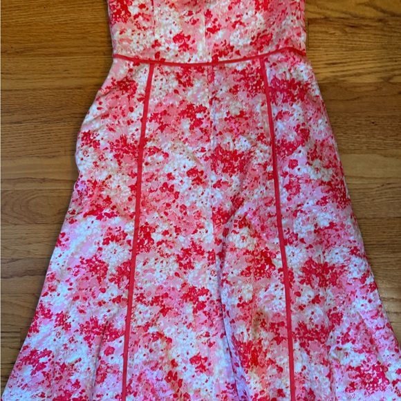 Ann Taylor Strapless Pink Floral Dress - Picture 5 of 7